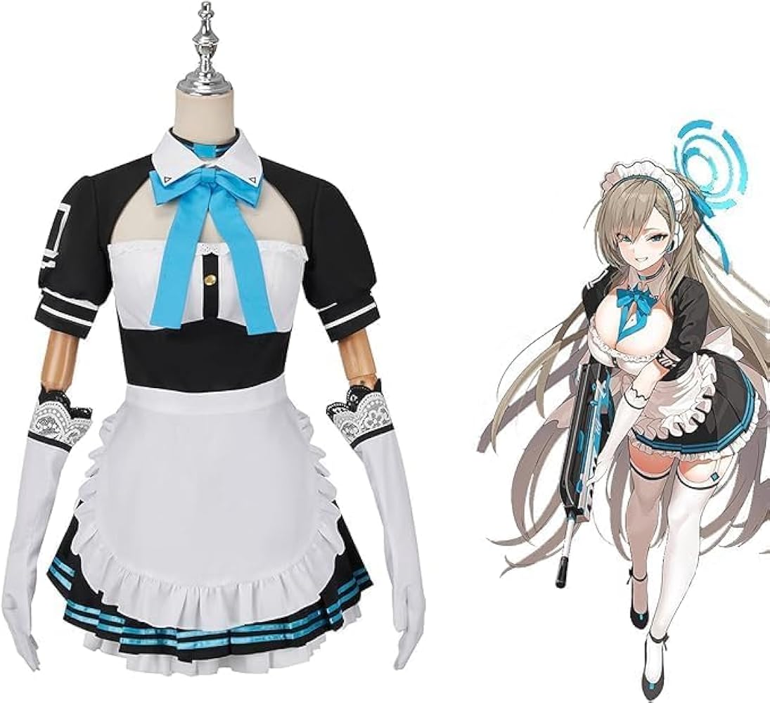 ブルーアーカイブ　コスプレ衣装　Lサイズ　未使用品 Amazon.co.jp: [スアン] ブルアカ コスプレ 一之瀬アスナ メイド